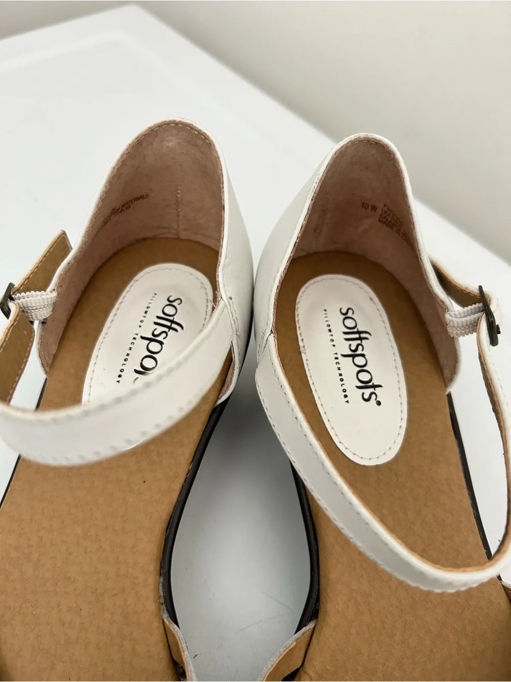 Softspots white leather